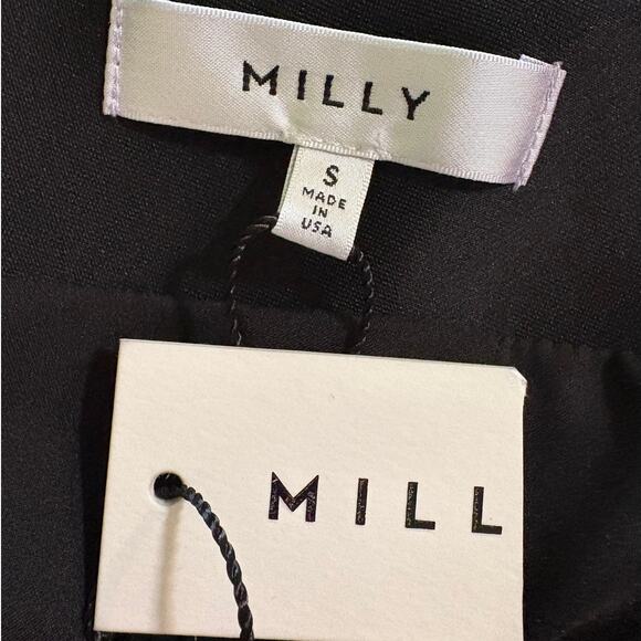 Milly NWT Women's Black High Waist Pencil Skirt Size S - Picture 4 of 7